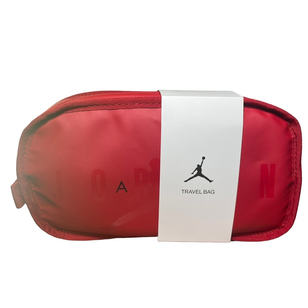 Nike‎ Air Jordan Travel Dopp Kit Clutch Bag Toiletries Bag. Gym Red